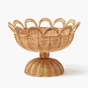 Corbeille à fruits rectangulaire en rotin festonné, style bohème, écologique, capacité 1-3L, tendance du moment, OEM acceptable, vente en gros Vietnam - Product Image 5