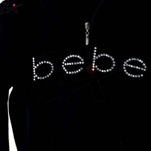 Simple Style 3D Embroidery Rhinestone Customizable Long Sleeved Oversized Pullover <b>Hoodie</b> Winter Heavyweight Cotton Streetwear - Product Image 2