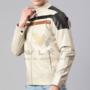 Veste d'hiver en cuir pour homme, chaude, avec doublure intérieure douce, conçue pour le confort hivernal et un look tendance - Product Image 2