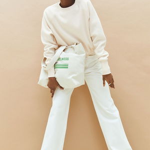 Oem Manufacturer Vendor 400 Gsm Polyester Premium Long Sleeve <b>Nude</b> Oversized Womens Sweatshirt Pullover - Product Image 6