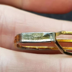 Pince à cravate maçonnique vintage en plaqué or bleu émaillé francs-maçons Mason MP Regalia pinces à cravate personnalisées de qualité supérieure - Product Image 5