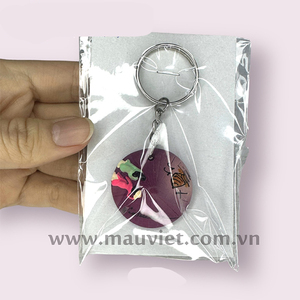 Nuevas llegadas de lujo 3D Vietnam paisajes hecho a mano lindo resina recuerdo estatuilla llaveros bolsa accesorios al por mayor - Product Image 2