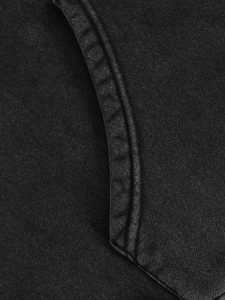 Sudadera con capucha y cremallera personalizada, de algodón y forro polar, estilo vintage con lavado ácido y efecto desgastado para hombre, con logotipo personalizado - Product Image 5