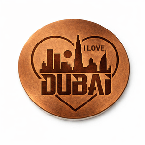 Joyeux Eid Mubarak, plaque en cuivre, calligraphie élégante, décoration de fête de l'Eid, plaque décorative d'art islamique, décoration de la maison, cadeau, souvenir Eid Mubarak - Product Image 5