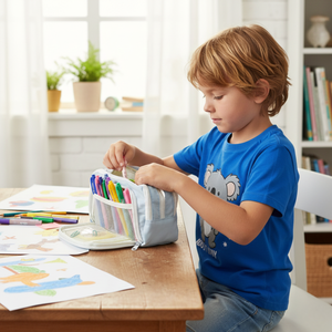 BrightStart Nouvelle trousse à crayons - Sac pratique et pratique pour crayons et fournitures scolaires - Product Image 5