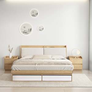Base de Cama Moderna Minimalista Turin con Sistema de Elevación a Gas y Almacenamiento, en Tamaños King, Queen e Individual, Muebles para el Hogar con Materiales de Madera y Metal - Product Image 4