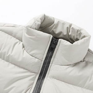 Chaquetas de invierno a granel personalizadas de calle alta para hombre, Tipo de Piel de caballo duradera, diseño de burbuja, bolsillos largos con capucha, tela decorativa para exteriores - Product Image 3