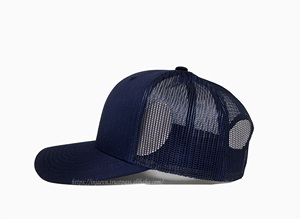 Custom <b>Plain</b> Logo Structured & Breathable Mesh Trucker <b>Cap</b>, Young & Comfortable Streetwear for Adult, Crafted in Vietnam Factory - Product Image 3