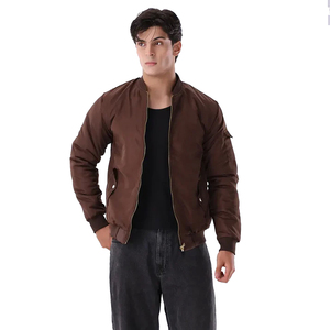 Veste bomber pour homme, personnalisée OEM, imperméable, fermeture éclair sur le devant, logo, haute qualité, coupe-vent, séchage rapide, respirante, pour l'extérieur - Product Image 4