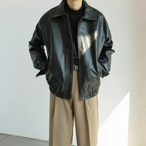 Veste en cuir de vache résistant à l'eau de haute qualité pour hommes, veste en cuir 100% de couleur personnalisée pour hommes - Product Image 6