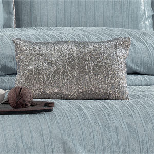 Juego de Cubrecama Guzide DECO Classic de 4 Piezas, Color Turquesa, 100% Chenilla Tejida, Hilo Teñido a Rayas, Lavable, Antiácaros, Tamaño King - Product Image 4