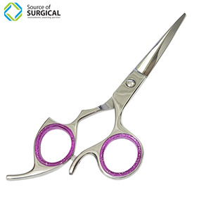 Ciseaux de coupe de cheveux de barbier couleur titane ciseaux de coiffeur en acier inoxydable ciseaux de coupe de cheveux ciseaux de beauté de cheveux coiffure - Product Image 4