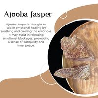 Natürliche Ajooba-Jaspis-Kristallsplitter im Großhandel - KALA CULTURE Großhändler für Heilkristalle - Rohe Kristalle für Energieheilung und Mineralien