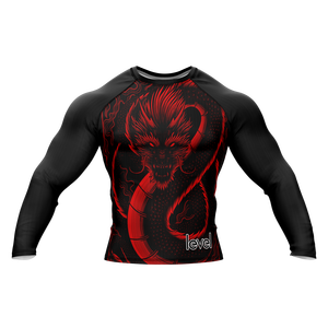 Rashguard hecho a medida alta calidad BJJ MMA hombres Rashguard - Product Image 1