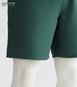 Pantalones Cortos Deportivos de Malla Personalizados para Hombre, de Poliéster Liso para Sublimación, Estilo Urbano, Costura Interior de 5 Pulgadas, Talla Grande, para Gimnasio, Baloncesto, Verano - Product Image 3