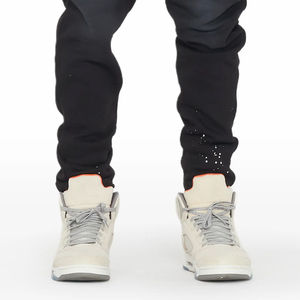 ชุดวอร์มทรงบานแบบสวมหัวสำหรับผู้ชายชุด2ชิ้นพิมพ์โลโก้ตามสั่ง - Product Image 5