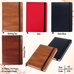 Venta caliente cuaderno de diseño de lujo Tapa dura cubierta de cuero Bloc de notas para hombres mujeres para oficina y Escuela gran idea de regalo - Product Image 4