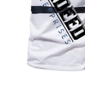 Camiseta de alta calidad para hombre, camisa de tela lisa estampada, diseño de sublimación, logotipo personalizado, informal - Product Image 5