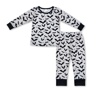 OEM/ODM/RTS Long sleeves bat <b>kids</b> <b>Halloween</b> <b>pajamas</b> baby clothes set baby clothes set boutique clothing <b>kids</b> - Product Image 2
