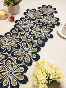 ผ้าปูโต๊ะลูกปัดสำหรับบ้านหรือโรงแรมอุปกรณ์ตกแต่งสไตล์เรียบง่ายคลาสสิก - Product Image 2