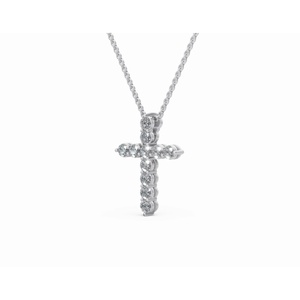 จี้เพชรทรงกลม 1.100 กะรัต เพชรเลี้ยงในห้องปฏิบัติการ ทอง 9KT 14KT 18KT เครื่องประดับขายส่ง ผู้ผลิต OEM สำหรับธุรกิจ B2B ผู้ส่งออก - Product Image 6