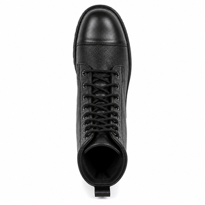 SUPER FORCE 8 Inch Hard-wearing Waterproof <b>Leather</b> Suede Security Training Tactical <b>Boots</b> Ultra Light Male All-Season Zip - Product Image 1