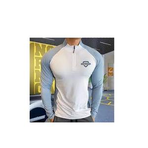 High Quality Coton Premium Plus Size Oversize Men's Clothing Men's Clothing Sweatshirts <b>Burgundy</b> Color Zipper Collar - Product Image 3