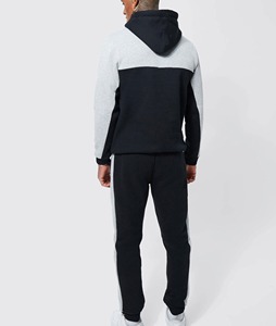 Trajes de jogging ajustados de alta calidad para hombre, conjunto de sudaderas con capucha y pantalones al por mayor, chándales de moda personalizados, chándal más vendidos para hombre - Product Image 2