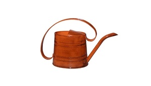 Rustique fini brun de qualité supérieure élégant pour outils de jardin eau peut sécurité santé métal arrosoir prix de gros - Product Image 5