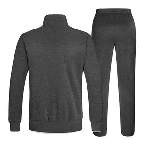 Conjunto Deportivo Unisex Personalizado de 2 Piezas, Sudadera con Capucha y Pantalones Deportivos Transpirables de Algodón Grueso para Hombre, Traje Deportivo Liso - Product Image 2