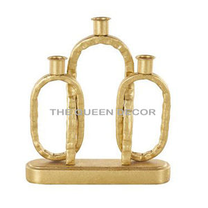 Bougeoir aspect bois de cerf fait main aluminium métal plaqué argent pour mariage et salle de fête maison hôtels restaurants décoration - Product Image 4