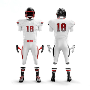 Nouvelle tenue de sport confortable pour hommes, 100% polyester, uniforme de football américain sur mesure, uniforme de football américain pour hommes 2026 - Product Image 1