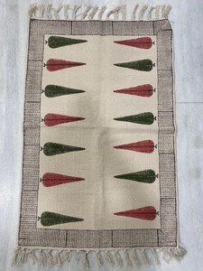 พรมห้องน้ำ100% พิมพ์ลายบล็อกสำหรับสาวอินเดียเสื่อผ้าฝ้ายแท้พรมเช็ดเท้าและพรมกลางแจ้งพิมพ์ลายศิลปะต้นไม้2025แบบอินเทรนด์ - Product Image 5