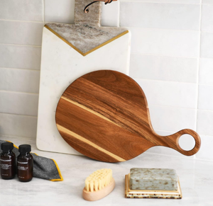 Bloques de cortar de primera calidad, tabla de carnicero plana de madera extremadamente duradera para carne, pescado, tabla de cortar de frutas y verduras hechas a mano - Product Image 2