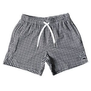 Pantalones cortos modernos con estampado geométrico de tela suave y cintura elástica para una máxima comodidad hechos en Pakistán - Product Image 1