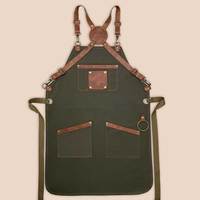Apron Las Panjang untuk Cakupan Maksimal Apron Kulit Berkualitas Tinggi dengan Logo Warna yang Dapat Disesuaikan Desain Unisex untuk Tugas Pengelasan