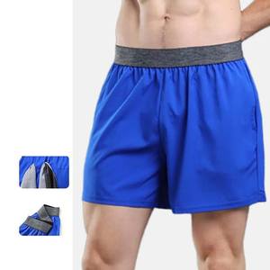 Pantalones cortos cómodos con cintura elástica para hombre, pantalones cortos de entrenamiento con tela suave al tacto, diseño elegante para un estilo de vida activo para hombre - Product Image 5