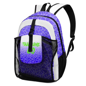 Custom Large Sublimated <b>Glitter</b> Nylon Cheerleading Sports Backpack for Girls 30-40L Capacity Hot Selling Fashion Design - Product Image 6