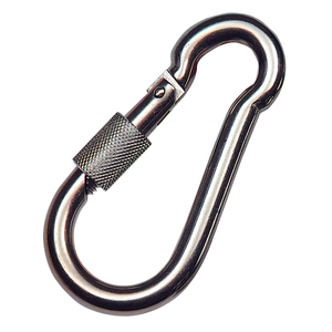 Moschettone da Pompiere in Acciaio Inossidabile con Blocco di Sicurezza 100x10 per Uso Domestico - Product Image 2