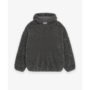 Venta al por mayor de peso pesado grueso en blanco Sudadera con capucha de lana polar logotipo personalizado de invierno sin cordón sudaderas con capucha lisas - Product Image 1