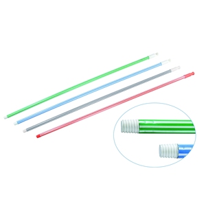 Brosse à balai en aluminium bicolore de 120 cm de long, brosse à balai double couleur pour le nettoyage domestique - Product Image 3