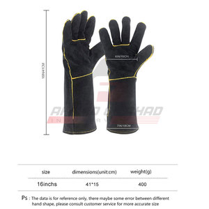 Wholesale Cheap Breathable Leather Welding <b>Gloves</b> for Outdoor Construction Safety for Winter - Product Image 6