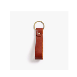 พวงกุญแจหนังแท้ดีไซน์เรียบง่ายพวงกุญแจตะขอทำจากหนัง - Product Image 2