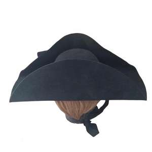 Bicorne chapeau historique coiffure chapeaux Bicorne Shako casquette client en gros OEM haute qualité unisexe Bicorne chapeaux - Product Image 6