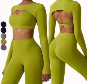 Ensemble de vêtements de sport pour femme de haute qualité, sur mesure, imprimé, pour le yoga, vêtements de sport actifs de plein air, soutien-gorge de sport, leggings de sport, tenue de gym, 2026 - Product Image 6