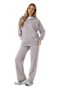 Sweat-shirt décontracté grande taille personnalisable pour femmes ensemble de survêtement sweat à capuche à motif solide avec fermeture éclair Options OEM - Product Image 6