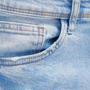 Pantalons en jean droits pour hommes, vente chaude, fabrication en usine, été, uni, respirant, 100% coton, vente en gros, haute qualité - Product Image 4