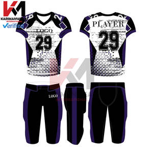 Uniformes de Fútbol Americano Personalizables de Fábrica con Servicio OEM, Diseño Impreso, Ajuste Ajustable, Cortos, 100% Poliéster, Nuevo Modelo - Product Image 6