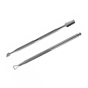 Pousse-cuticules professionnel 2026 pour manucure, double extrémité avec poignée imprimée, pour retirer les cuticules des ongles - Product Image 5