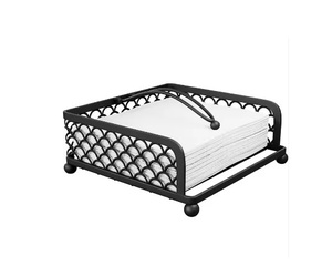 Portarrollos de papel higiénico de hierro de Color negro Fancy Look para estante montado en la pared del baño hecho a mano a precios asequibles - Product Image 5